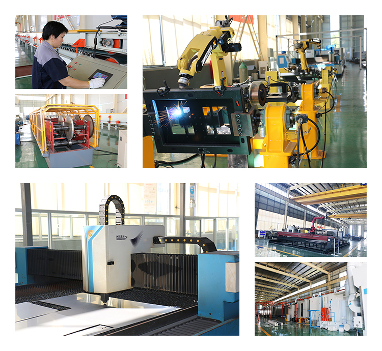 Novum upgrade de Welding area de Dock Leveler of Yuerui Factory