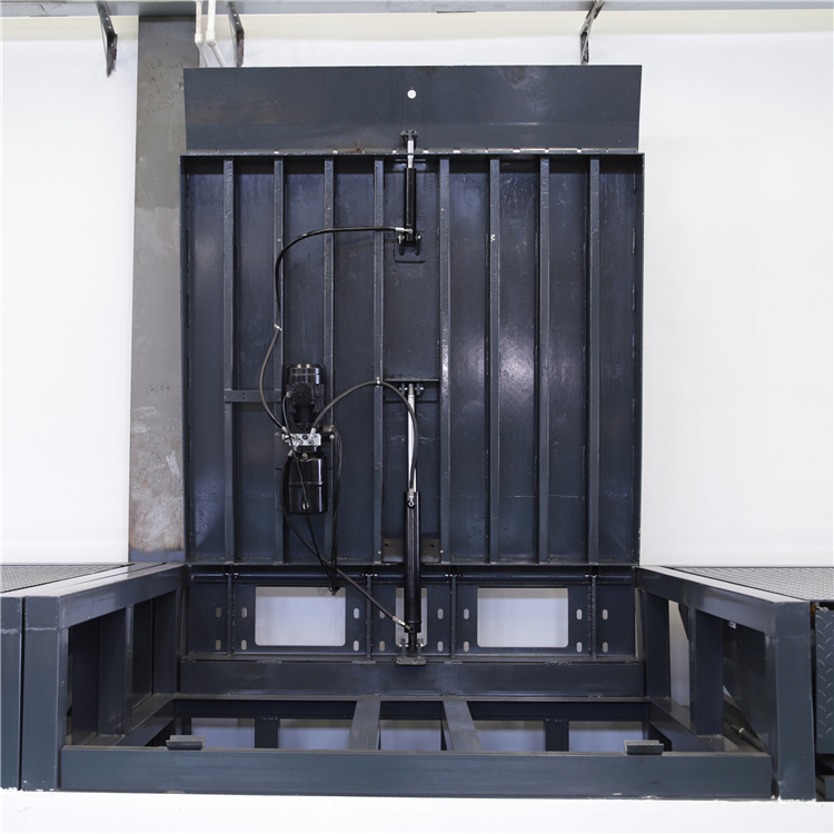 Brevis descriptio verticalis Dock Leveler.